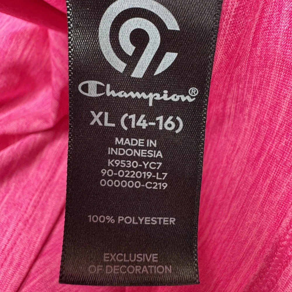 C9 Champion Girls Activewear Tank Top Size XL (14/16) Pink Halter Neck